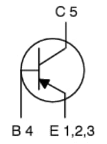 回路図 - onsemi NSS40300CTバイポーラトランジスタ